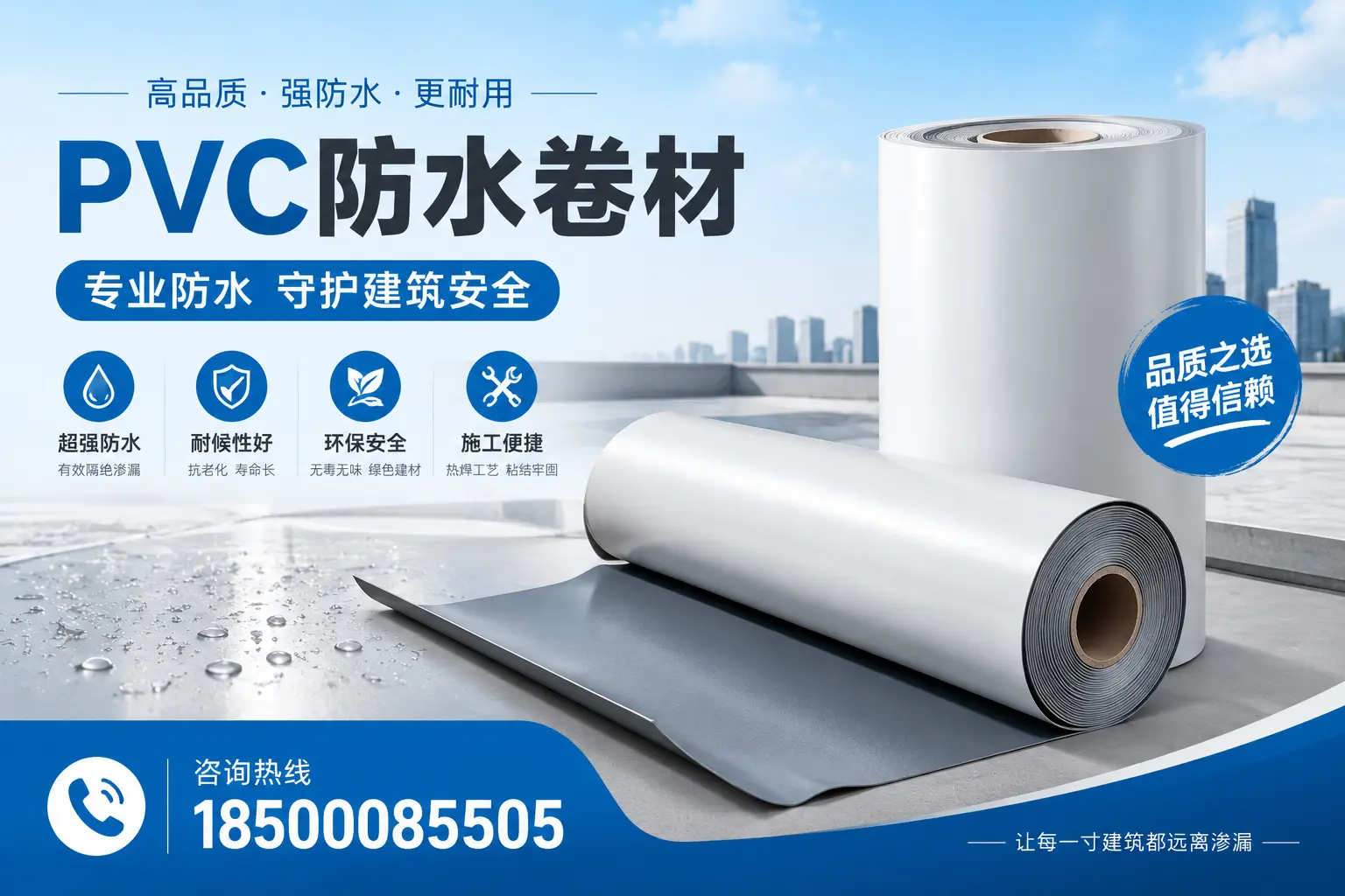 巴彦淖尔地区pvc防水卷材的市场现状与发展趋势